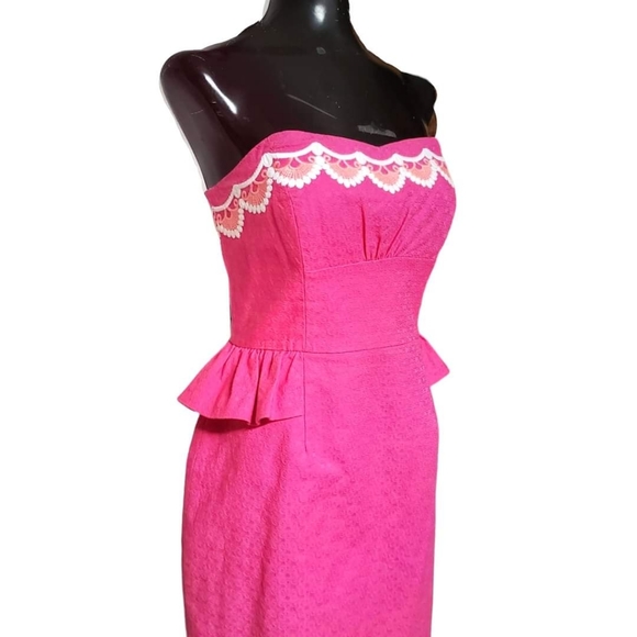 Lilly Pulitzer Hot Pink Mini Dress - Picture 4 of 6